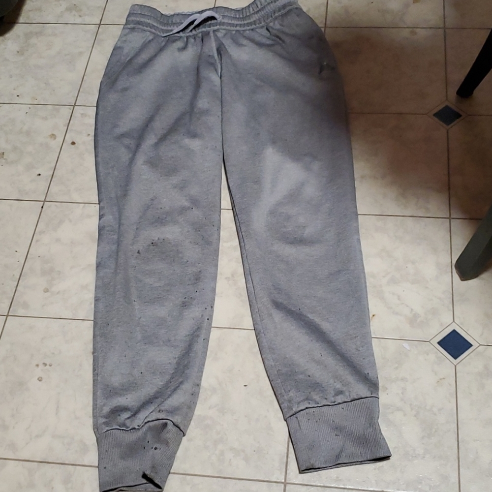 Adidas gray sweatpants size M